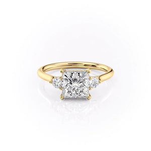 The Lia Set With A Princess Moissanite