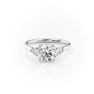 The Lia Set With A 1 Carat Round Lab Diamond