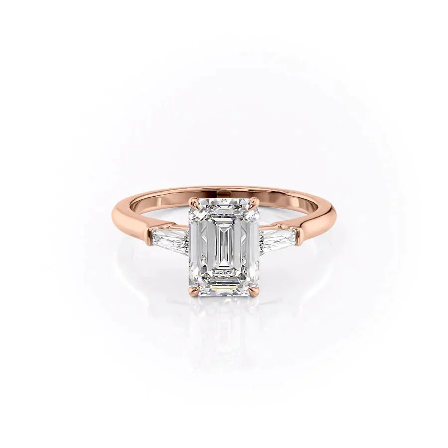 The Liv Set With A 1.5 Carat Emerald Lab Diamond
