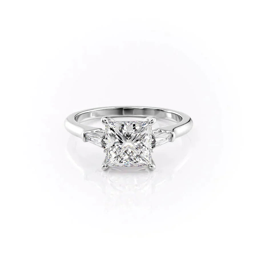 The Liv Set With A Princess Moissanite