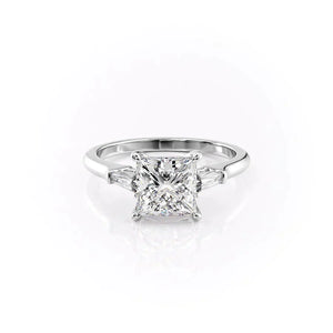 The Liv Set With A Princess Moissanite