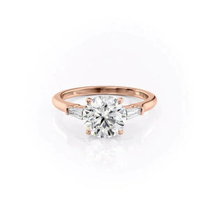 The Liv Set With A Round Moissanite