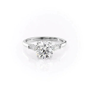 The Liv Set With A 1 Carat Round Lab Diamond
