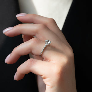 The Liv Set With A 2 Carat Round Lab Diamond
