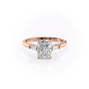 The Liv Set With A Radiant Moissanite