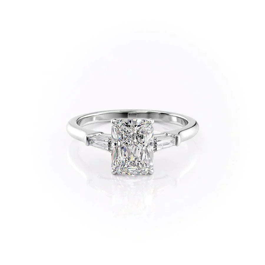 The Liv Set With A Radiant Moissanite