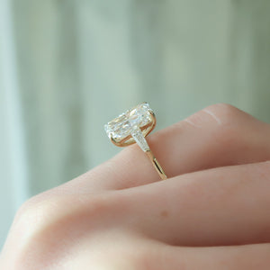 The Liv Set With A 2 Carat Radiant Lab Diamond
