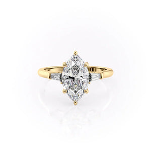 The Liv Set With A Marquise Moissanite
