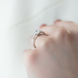 The Pave Liv Set With A 2 Carat Oval Lab Diamond