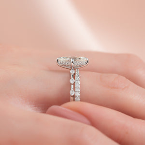 The Penelope Set With A 4.5 Carat Marquise Moissanite