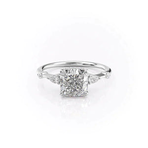 The Naomi Set With A 1 Carat Cushion Lab Diamond