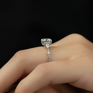 The Naomi Set With A 2 Carat Round Lab Diamond