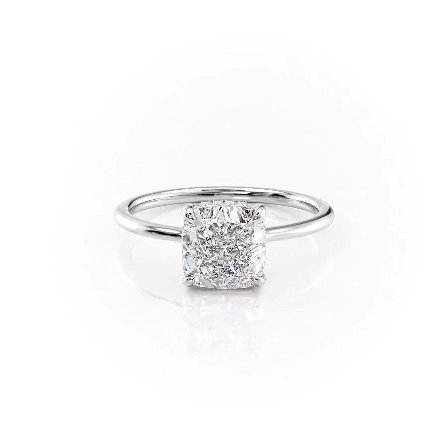 The Maia Set With A Cushion Moissanite