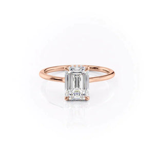 The Maia Set With A 2 Carat Emerald Lab Diamond