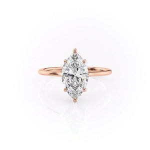 The Maia Set With A Marquise Moissanite
