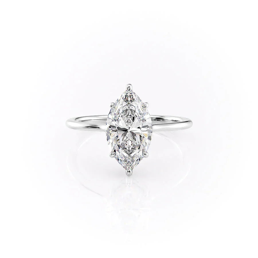The Maia Set With A Marquise Moissanite