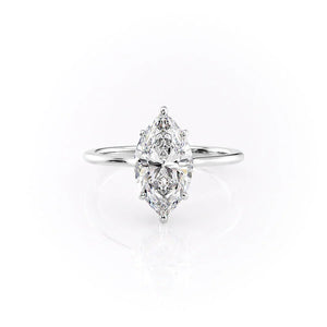 The Maia Set With A Marquise Moissanite