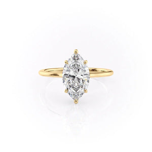 The Maia Set With A Marquise Moissanite