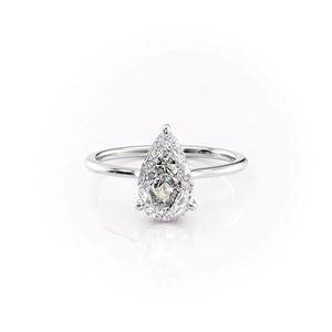 The Maia Set With A Pear Moissanite