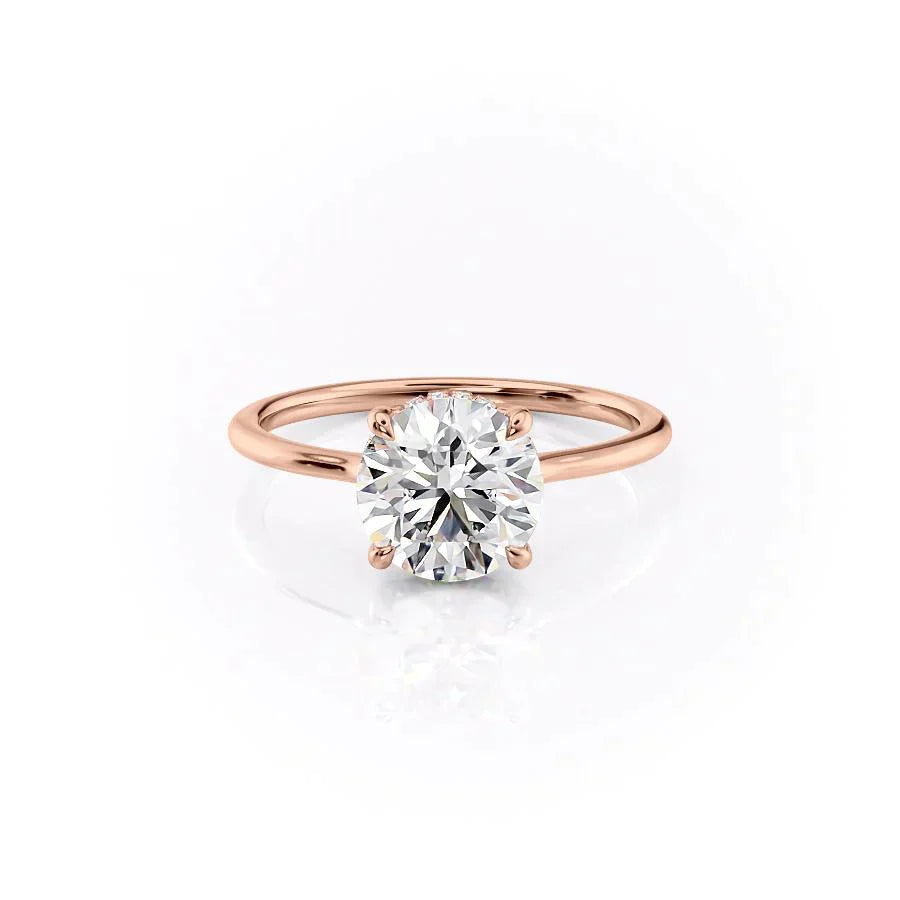 The Maia Set With A 1.5 Carat Round Lab Diamond