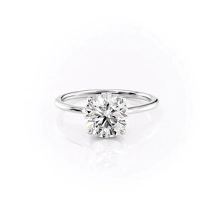 The Maia Set With A Round Moissanite