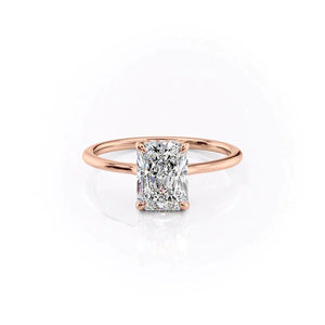 The Maia Set With A Radiant Moissanite