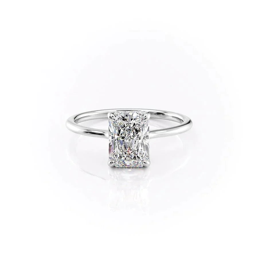 The Maia Set With A Radiant Moissanite