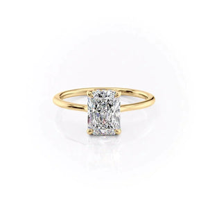 The Maia Set With A Radiant Moissanite
