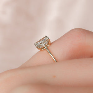 The Maia Set With A 2 Carat Radiant Lab Diamond