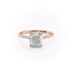 The Mandy Set With A Cushion Moissanite