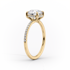 The Mandy Set With A 2 Carat Marquise Lab Diamond
