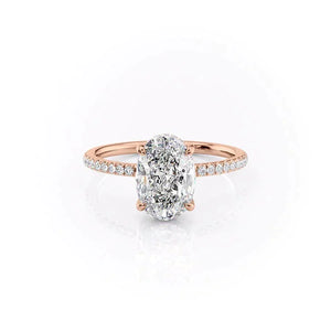 The Mandy Set With A Oval Moissanite