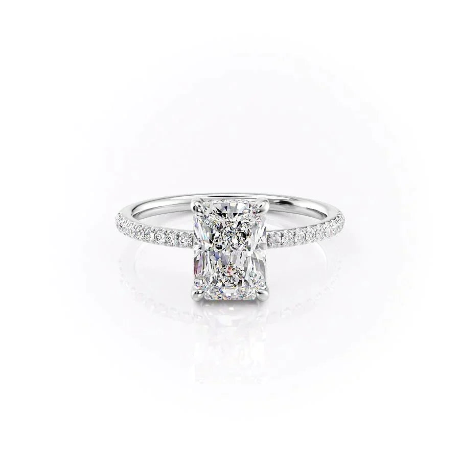 The Mandy Set With A Radiant Moissanite