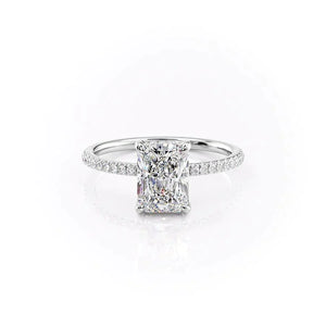The Mandy Set With A Radiant Moissanite