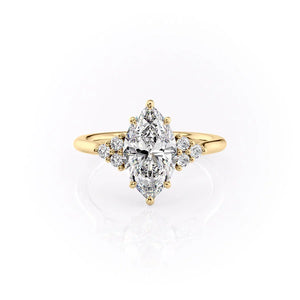 The Scarlett Set With A Marquise Moissanite