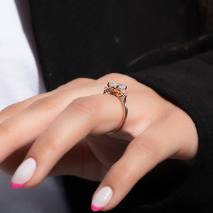 The Scarlett Set With A 2 Carat Oval Lab Diamond
