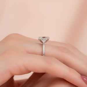 The Scarlett Set With A 2 Carat Oval Lab Diamond