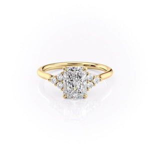 The Scarlett Set With A Radiant Moissanite