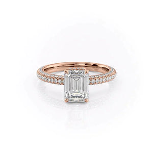 The Celine Set With A 1.5 Carat Emerald Lab Diamond