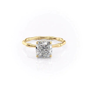 The Eve Set With A Cushion Moissanite