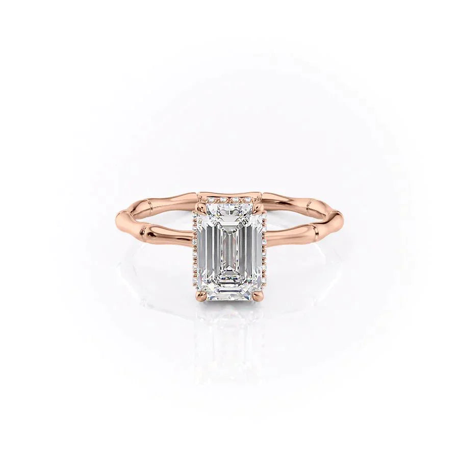 The Eve Set With A 3 Carat Emerald Lab Diamond