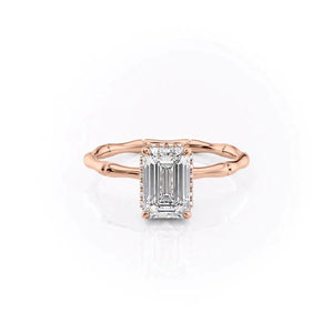 The Eve Set With A 3 Carat Emerald Lab Diamond