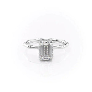 The Eve Set With A 3 Carat Emerald Lab Diamond