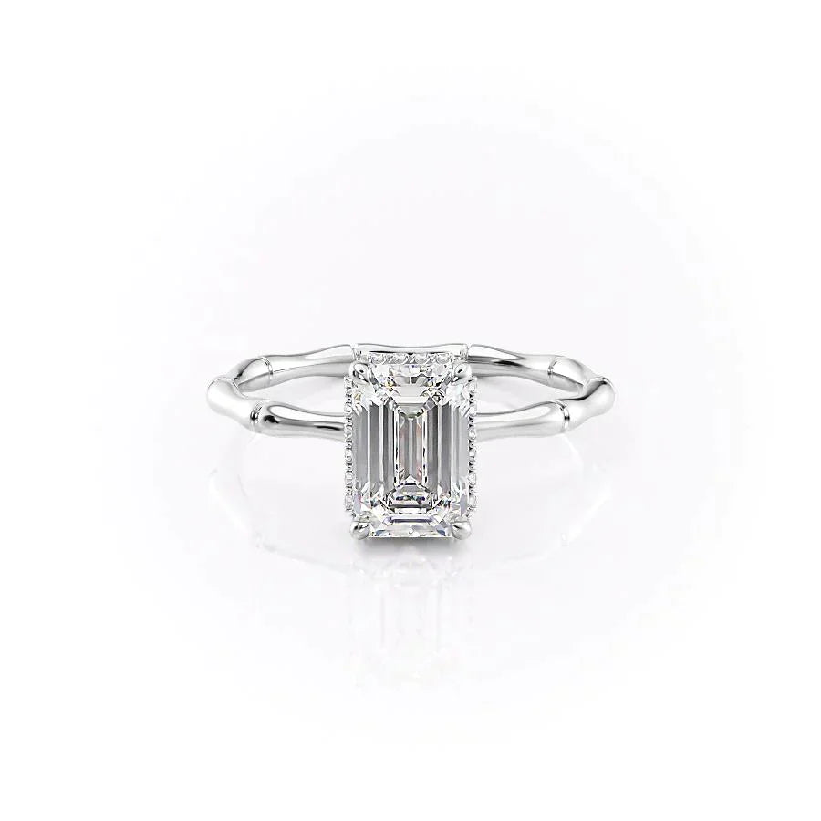 The Eve Set With A 3 Carat Emerald Lab Diamond