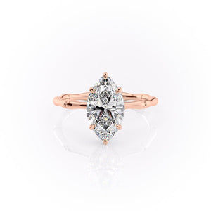 The Eve Set With A 3 Carat Marquise Lab Diamond