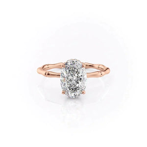 The Eve Set With A Oval Moissanite