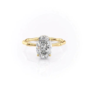 The Eve Set With A Oval Moissanite
