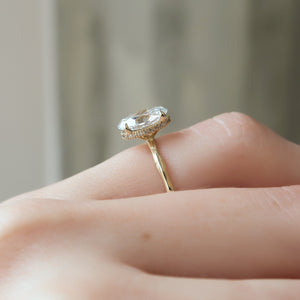 The Eve Set With A 2 Carat Oval Lab Diamond