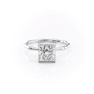 The Eve Set With A 3 Carat Princess Lab Diamond