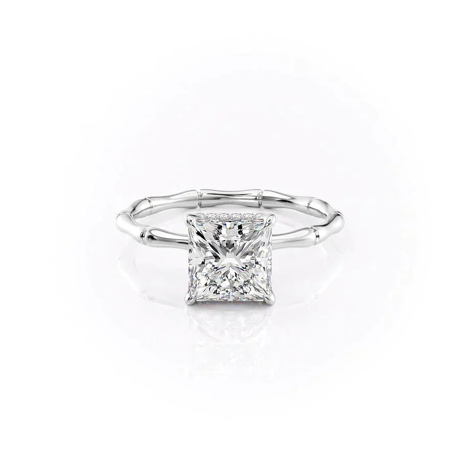 The Eve Set With A Princess Moissanite